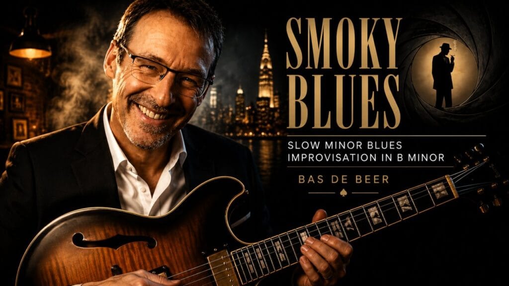 Bas de Beer plays a smoky Blues vibe