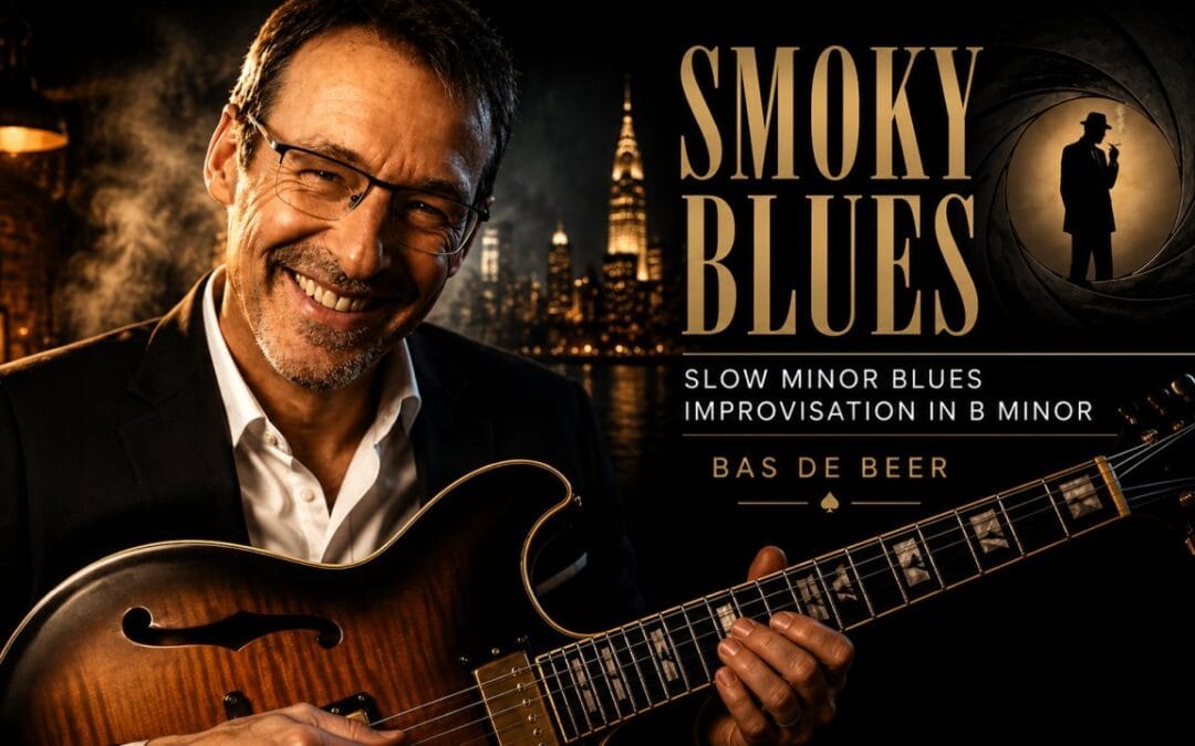 Bas de Beer plays a smoky Blues vibe