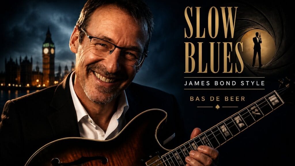 Bas de Beer plays a slow blues with James Bond vibe
