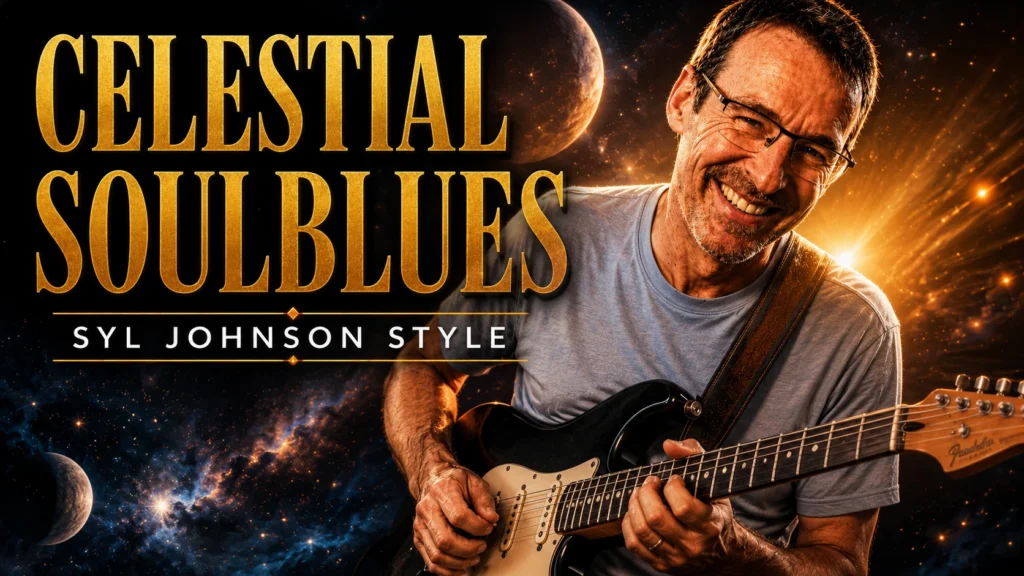 Soulful blues guitar